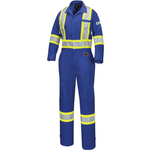 7704W FR-Tech&reg; Women's FR/Arc-Rated Coveralls, Size X-Small, Royal Blue, 10 cal/cm² Stor-it Systems