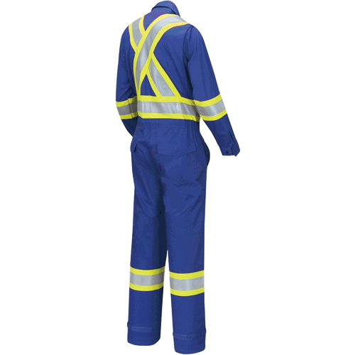 7704W FR-Tech&reg; Women's FR/Arc-Rated Coveralls, Size X-Small, Royal Blue, 10 cal/cm² Stor-it Systems