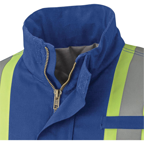 5523 Flame-Resistant Safety Parka, Small, Royal Blue, 58 cal/cm² Stor-it Systems