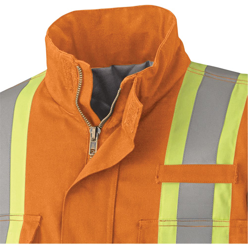 5533 Manteau de s&eacute;curit&eacute; ignifuge, Petit, Orange haute visibilit&eacute;, 58 cal/cm² Stor-it Systems