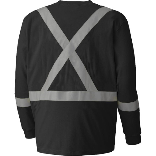 340SFA Chemise de s&eacute;curit&eacute; &agrave; manches longues ignifuge, Petit, Noir Stor-it Systems