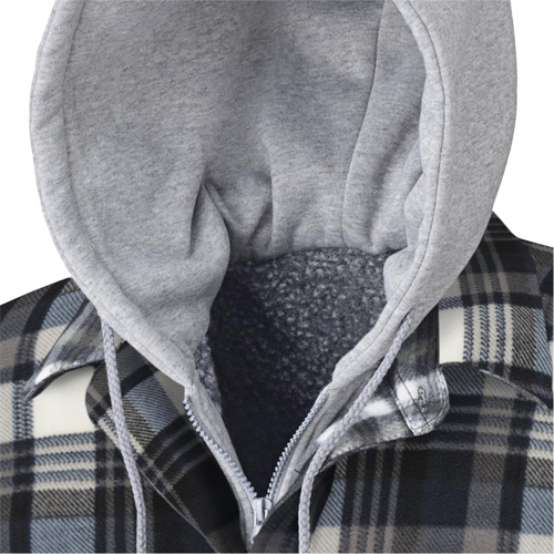 415BG Quilted Hooded Shirt, Men's, X-Small, Multi-Colour Stor-it Systems