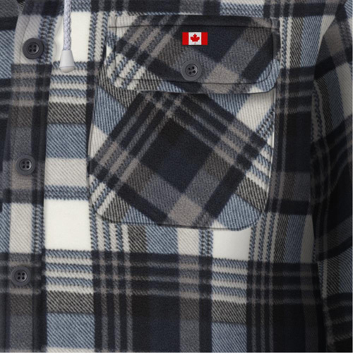 415BG Quilted Hooded Shirt, Men's, X-Small, Multi-Colour Stor-it Systems