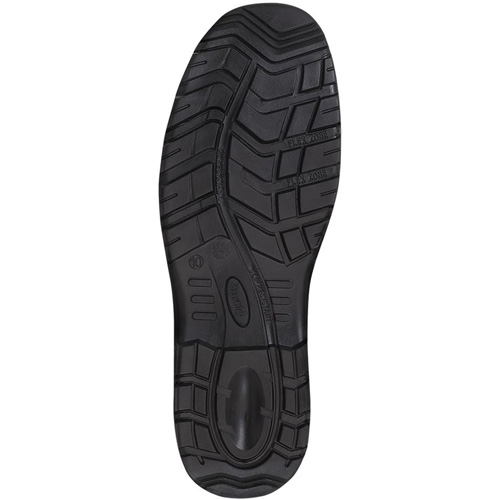 1050 Black Composite Safety Work Boots, Leather, Size 14, Impermeable Stor-it Systems