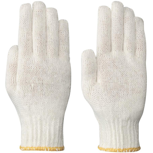 541 Knitted Liner Gloves, Poly/Cotton, Large Stor-it Systems