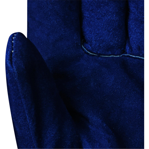 630 Gants d'appareilleur isol&eacute;s bleus, Taille unique, Paume en Cuir de vache refendu, Doublure en Boa Stor-it Systems