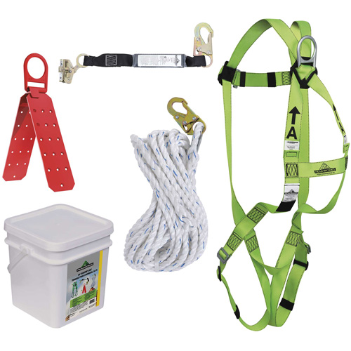RK4-50 Compliance Fall Protection Kit, Roofer's Kit Stor-it Systems