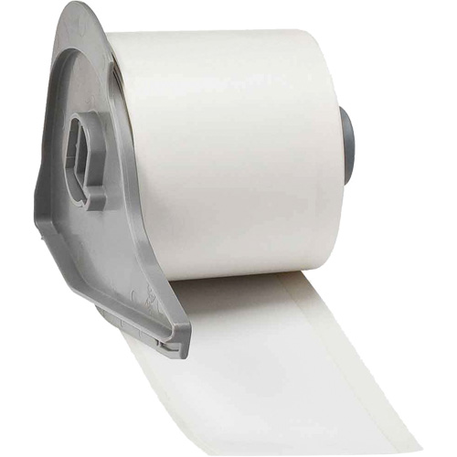 Multi-Purpose Matte Label Tape, Polypropylene, White, 2" Width Stor-it Systems