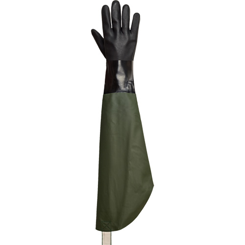 Gants r&eacute;sistants aux produits chimiques Chemstop, PVC, Doublure en Ouat&eacute;e Stor-it Systems