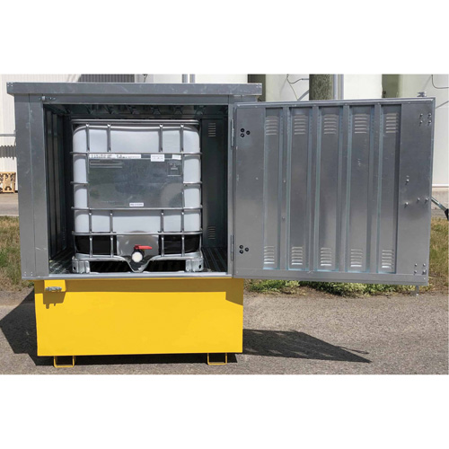 Couvercle rigide en acier Ultra-IBC, 71,1" lo x 83,1" la x 66,3" h, Capacit&eacute; de charge 5640 lb Stor-it Systems
