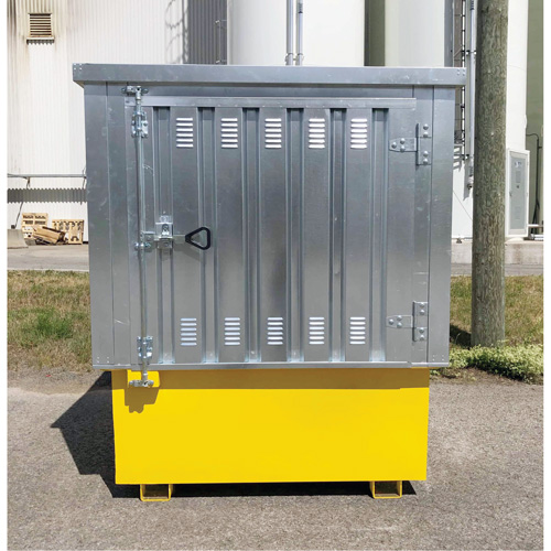 Couvercle rigide en acier Ultra-IBC, 71,1" lo x 83,1" la x 66,3" h, Capacit&eacute; de charge 5640 lb Stor-it Systems