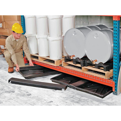 Ultra-Rack Containment Tray – Plateau unique, 44" lo x 23,5" la x 2,8" h, Cap. de d&eacute;versement 8 gal. US Stor-it Systems