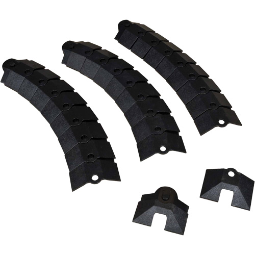 Large Ultra-Sidewinder Cable Protection System&reg; with Endcaps, 34" x 13.6" x 2.1", 260 lbs. (0.13 tons) Stor-it Systems