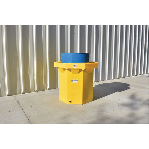Ultra-Spill Collector &agrave; fond plat, 66 gal. US, Mobile Stor-it Systems