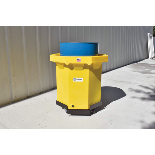 Ultra-Spill Collector &agrave; fond plat, 66 gal. US, Mobile Stor-it Systems