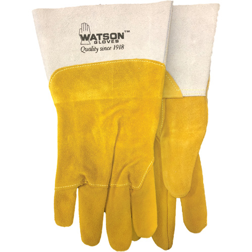 Ram Tough Welding Gloves, Goat Grain/Split Cowhide, Size Medium Stor-it Systems