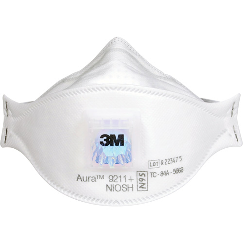 Respirateur &agrave; particules Aura 9211+, N95, Certifi&eacute; NIOSH Stor-it Systems