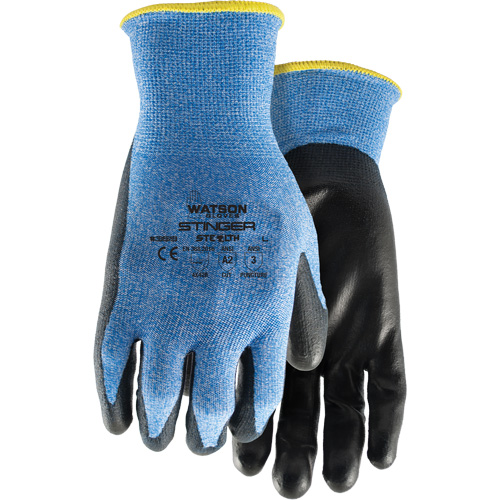 Gants anticoupures 359 Stealth Stinger, Taille T-petit, Calibre 15, Rev&ecirc;tement Polyur&eacute;thane, Enveloppe en Fibre de verre/Nylon/Spandex, ASTM ANSI niveau A2/EN 388 niveau B Stor-it Systems