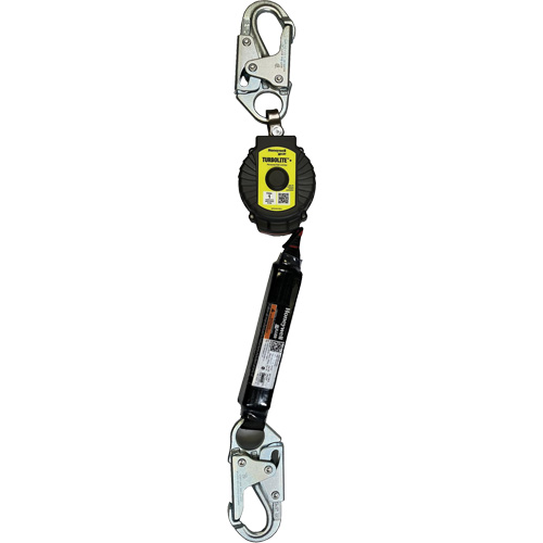 Limiteur de chute personnel TurboLite+ Miller, 6', Sangles, Stationnaire Stor-it Systems