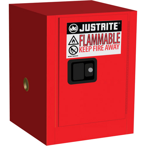 Sure-Grip&reg; EX Countertop Flammable Cabinet, 4 gal., 1 Door, 17" W x 22" H x 17" D Stor-it Systems