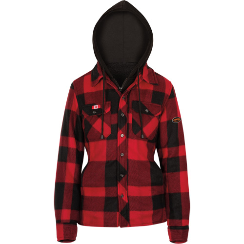 415RBW Chemise &agrave; capuche matelass&eacute;e, Femmes, T-petit, Multicolore Stor-it Systems