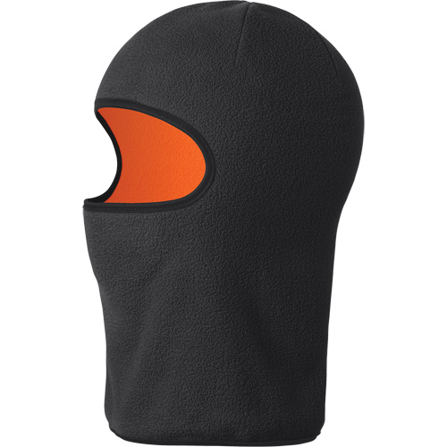 5502 Cagoule &agrave; 1 trou r&eacute;versible, Micro laine, Noir/Orange haute visibilit&eacute; Stor-it Systems