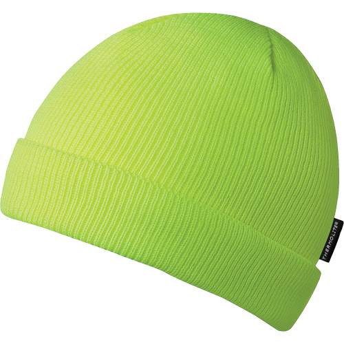 5567A Tuque, Doublure en Acrylique, Taille unique, Jaune lime haute visibilit&eacute; Stor-it Systems