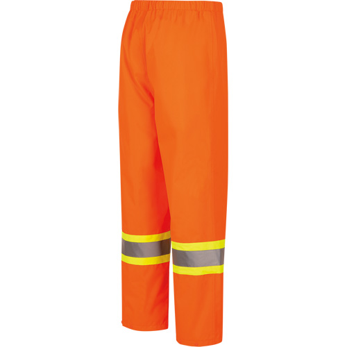 5627W Women's Waterproof Bib Pants, Polyester/Polyurethane, X-Small, High Visibility Orange Stor-it Systems