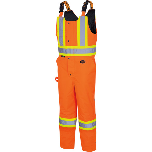 5040 Combinaisons de s&eacute;curit&eacute; matelass&eacute;e imperm&eacute;able, Polyester, Petit, Orange haute visibilit&eacute; Stor-it Systems