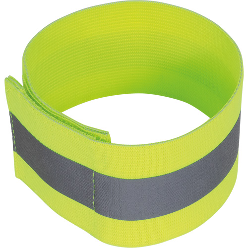 1141 Brassard &eacute;lastique jaune lime haute visibilit&eacute; Stor-it Systems