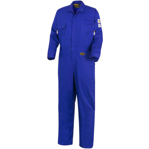 7779T Combinaisons ignifuges r&eacute;sistants aux arcs &eacute;lectriques 88/12 FR-Tech, Taille 40 (grand taille), Bleu royal, 10 cal/cm² Stor-it Systems