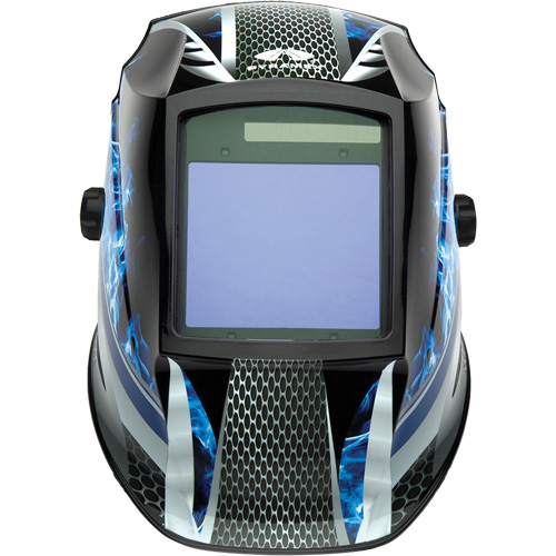 Leadhead&reg; Auto Darkening Welding Helmet, 3.8" L x 3.4" W View Area, 9 - 13 Shade Range Stor-it Systems