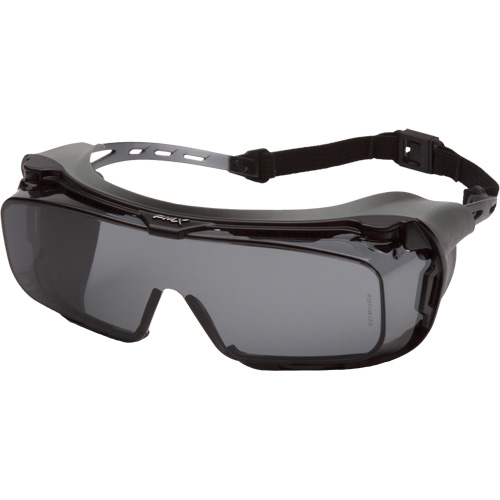 Lunettes de s&eacute;curit&eacute; Cappture, Lentille Gris, Antibu&eacute;e, ANSI Z87+/R&eacute;pond ou surpasse la norme CSA Z94.3 Stor-it Systems