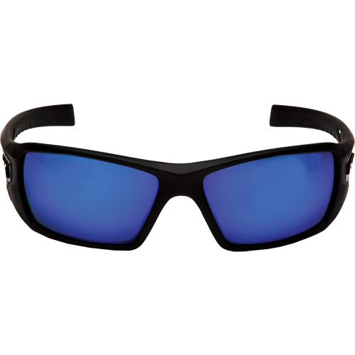 Velar Safety Glasses, Blue Mirror Lens, ANSI Z87+/Meets/Exceeds CSA Z94.3 Stor-it Systems