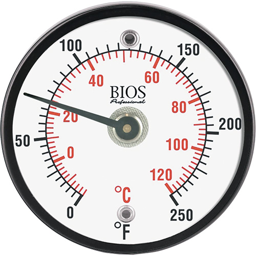 Thermom&egrave;tre de surface magn&eacute;tique, Sans contact, Analogique, 0-250°F (-20-120°C) Stor-it Systems