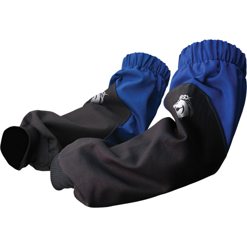BSX&reg; FR Cotton Sleeves, 19" L, Black/Blue Stor-it Systems