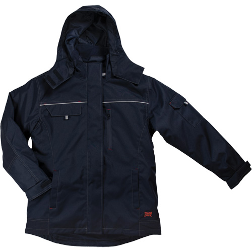 Parka 3-en-1 en oxford imperm&eacute;able, Femmes, Petit, Bleu marin Stor-it Systems
