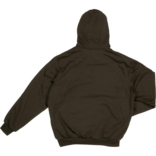 Water Repellent Fleece Pullover Hoodie, Men's, Small, Black Stor-it Systems