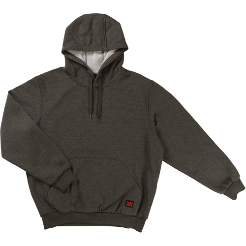 Water Repellent Fleece Pullover Hoodie, Men's, Small, Grey Stor-it Systems