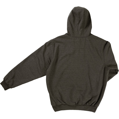 Water Repellent Fleece Pullover Hoodie, Men's, Small, Grey Stor-it Systems