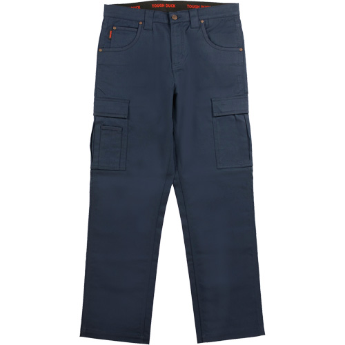 WP100 Work Pants, Cotton/Spandex, Navy Blue, Size 2, 30 Inseam Stor-it Systems