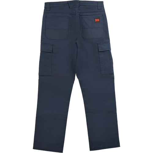 WP100 Work Pants, Cotton/Spandex, Navy Blue, Size 2, 30 Inseam Stor-it Systems