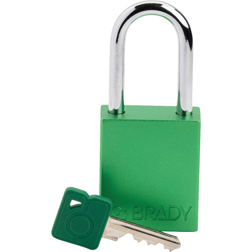 Cadenas de s&eacute;curit&eacute;, Cadenas de s&eacute;curit&eacute;, Cl&eacute;s diff&eacute;rentes, Aluminium, Largeur de 1-1/2" Stor-it Systems