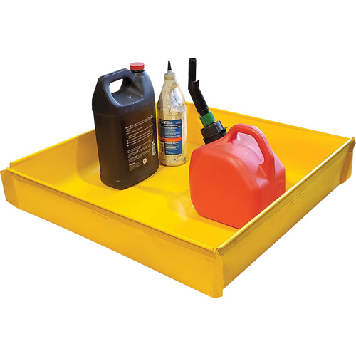 Plateau utilitaire flexible, 12" lo x 12" la x Cap. de d&eacute;versement 2 gal. US Stor-it Systems
