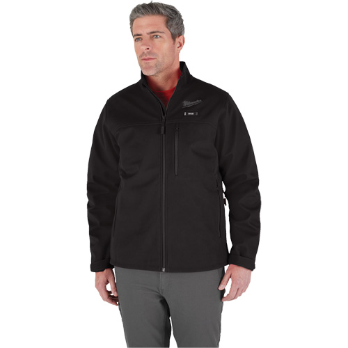 Manteau chauffante M12 ToughShell (manteau seulement), Hommes, Grand, Noir Stor-it Systems