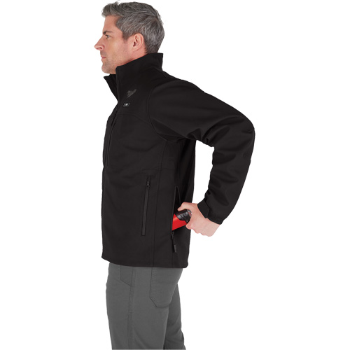 Manteau chauffante M12 ToughShell (manteau seulement), Hommes, Grand, Noir Stor-it Systems