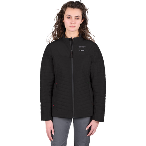 Manteau chauffant M12 Axis avec pile, Femmes, Grand, Noir Stor-it Systems
