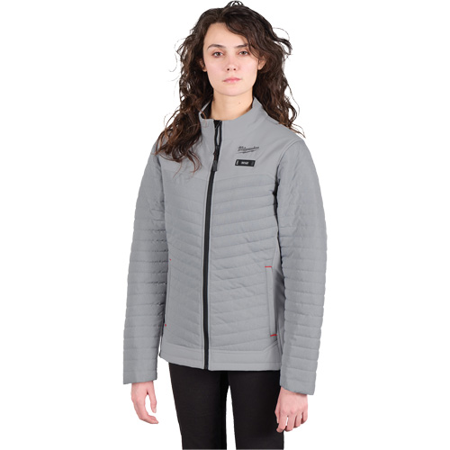Manteau chauffant M12 Axis avec pile, Femmes, 2T-Grand, Gris Stor-it Systems