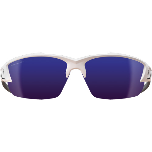 Khor G2 Safety Glasses, Blue Mirror Lens, Anti-Scratch/Polarized, ANSI Z87+/MCEPS GL-PD 10-12/Meets/Exceeds CSA Z94.3 Stor-it Systems