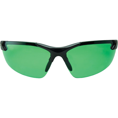 Zorge G2 Safety Glasses, Green Lens, Anti-Scratch, ANSI Z87+/MCEPS GL-PD 10-12/Meets/Exceeds CSA Z94.3 Stor-it Systems